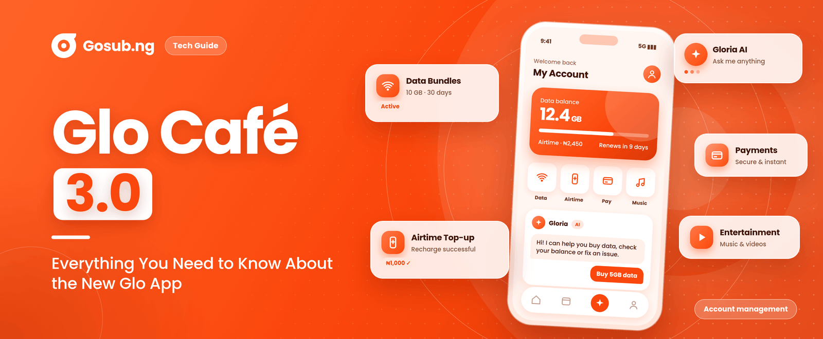 Glo Café 3.0 app guide