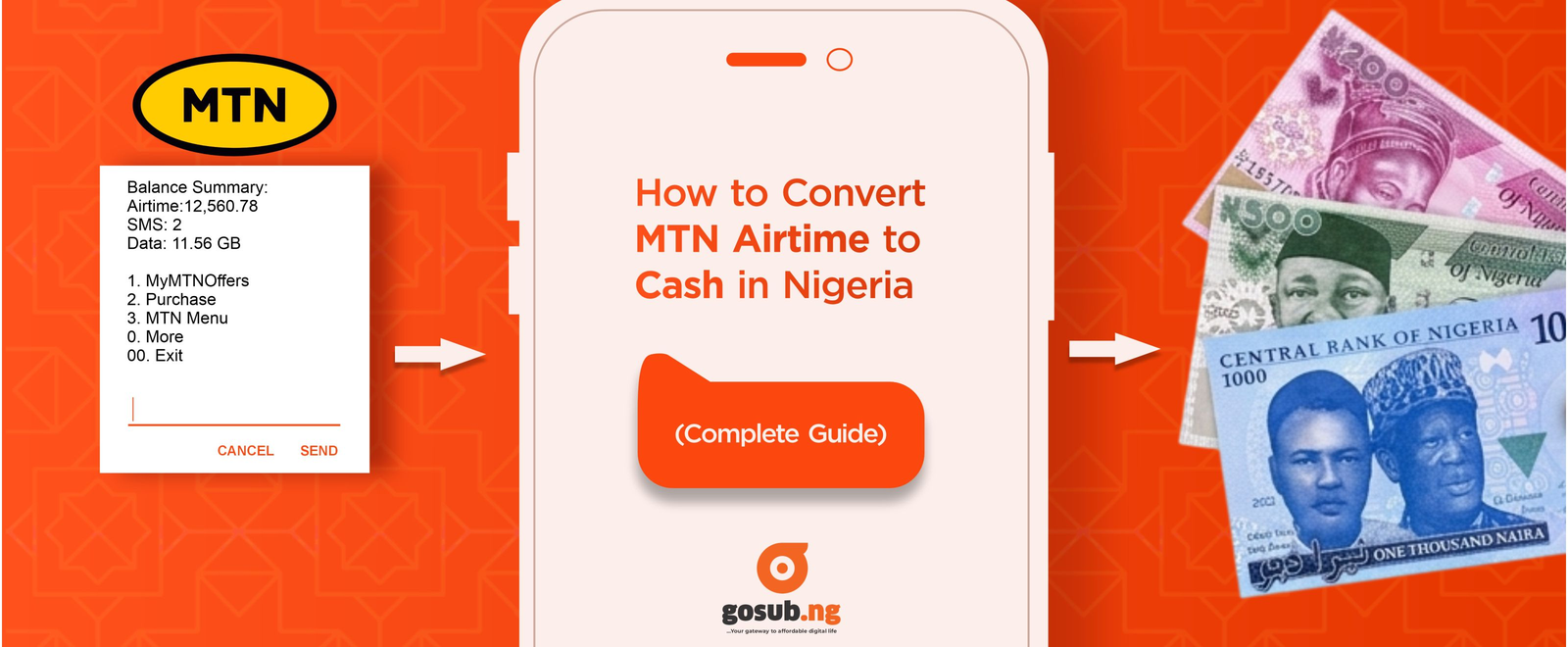 MTN Airtime to Cash