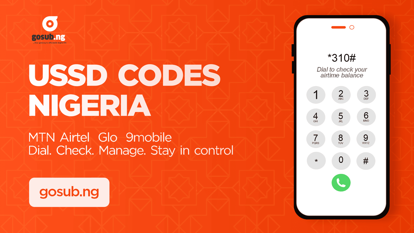 Nigeria USSD Codes for MTN Airtel Glo and 9mobile